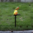LED Solar Lights Parrot Waterproof Lawn Stakes Lamps Garden Decor (Green) Newly