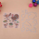 Turkey Metal Cutting Dies Stencil Scrapbooking Embossing Paper Cards Decor-