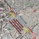 Wind Rope Buckle Outdoor Camping Fixed Tightening Spring Hook Buckle (5pcs)