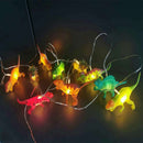 10Led Dinosaur String Lights Solar Garden 8 LED Cartoon Party Globe Bulb Lamp