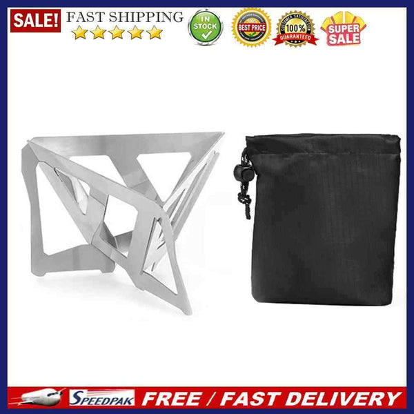 Coffee Filter Rack Stainless Steel Outdoor Camping Dripper Coffee Making To