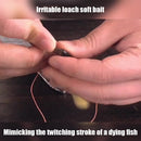 5pcs 10cm 6g Artificial Soft Loach Fishing Lures Crankbait + 5pcs Barbed Ho