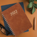 2022 Planner - Academic Weekly & Monthly Planner with Blank Pages (Brown)