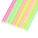 Soft Creative Drinking Supplie Colorful 100PCS Spoon Straws Milkshake Straws