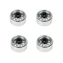 4pcs Beadlock Wheel Rims for 1/10 SCX10 90046 Traxxas TRX4 RC4WD D90 RC Crawl