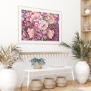 DIY Oil Paint by Numbers Girl in the Flowers Hand Painted Acrylic Picture G