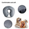 #A Inflatable Dog Neck Cone Recovery Adjustable Elizabeth Circle Healing Protect