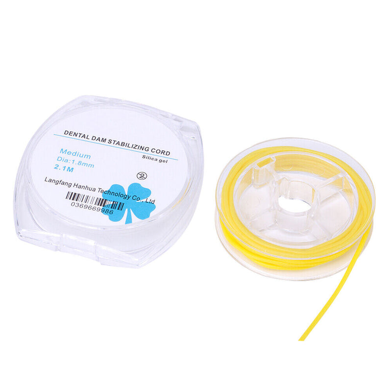 1 Roll 2.1m 1.8mm Dam Stabilizing Cord Dentistry Instrument Dental Line Ela