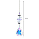 Crystal Bauhinia Gourd Pendant Drop Home Garden Car Decor (B)