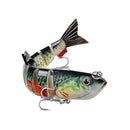 13cm 22g Plastic Lure 8-section Artificial Hard Bait Sea Fishing Tackle (F)