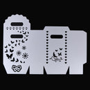 Scrapbooking Bowknot Candy Gift Box Butterfly Metal Cutting Dies Sch