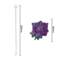 Diamond Drill Rainbow Collection Hang Crystal Prisms Wind Chime (Rose) Newly