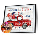 Diamond Painting Car Flag Gnome Full Round Drill Picture of Rhinestone Draw