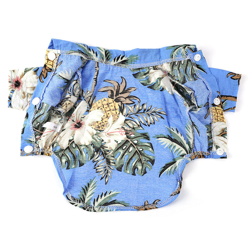 Hawaiian Style Pet Clothes Dog Shirt Spring Summer Casual Small Pet Clothing