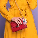 Full Beaded Cute Rabbit Cross Stitch Key Chain Embroidery Handicraft Pendant Kit