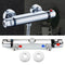 Zinc Alloy Bathtub Thermostatic Mixer Tap Solar Temperature Control Faucet Valve