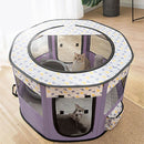 Kittens Cat Litter Box Folding Fence Tent Kennel Cat Cage Pet Delivery Room