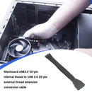 19Pin 20Pin Female to USB 3.0 Mainboard Extension Conversion Connecting Cable