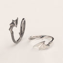 Gothic Little Devil Open Rings Evil Vampire Rings Adjustable Copper Rings