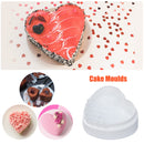Silicone Baking Pan Heart Shaped Dessert Mould Mousse Pastry Moulds for Bir