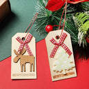 Decor Christmas Tree Decor Wooden Pendants Hanging Decoration Navidad Ornament
