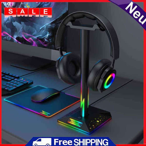 Eb01-b Rgb Gaming Headphone Bracket Desktop Holder Headphone Supports Universal