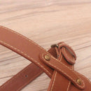 High- end Picnic Blanket Strap Brown PU Leather Yoga Lugage Sale Strap Mat F5M2