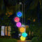 Colour Changing Hanging Wind Chimes Solar Powered LED Garden Ball Outdoor A7V1
