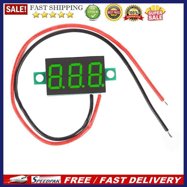 Digital Voltmeter DC4-40V Voltage Meter Car Mobile Power Voltage Tester Detec