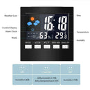 LCD Digital Thermometer Humidity Meter Hygrometer Home Clock ToolNEW Y9M9
