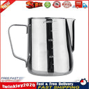 Espresso Coffee Milk Cup Mugs Thermo Steaming Frothing Pitcher (350ml) Newly