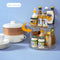 Rotating Kitchen Spice Storage Rack Bottle Shelf (Small Double Layers) Newly