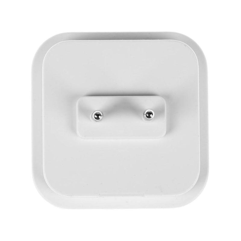 Mini LED Light Sensor Control Night Light Square Bedroom Lamp (EU Rose Red)