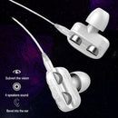 A4 In-Ear Headphone 3.5mm Plug Ergonomic Wired Earphones for Phone (White) Newly