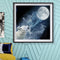 5D Rhinestone Pictures DIY Moon Wolf Full Round Drill Diamond Painting Craft Kit