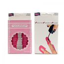 26pcs Tips Case Cover Manicure Nail Polish Mold Protector Shield Stencil Tool