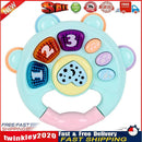 Baby Rattle Music Flashing Infant Pat Hand Bell Early Educational Toys (D) Newly
