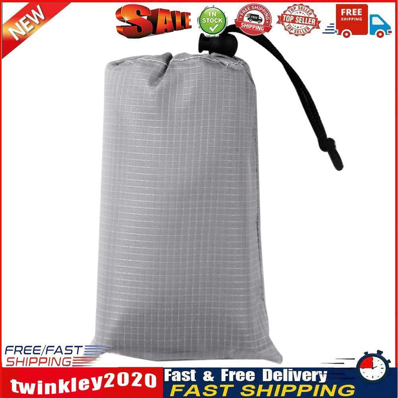 100x140cm Moistureproof Pocket Beach Blanket Mini Camping Mattress (Grey) Newly