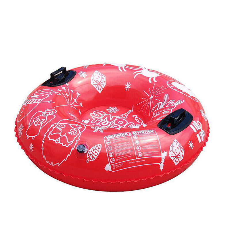 PVC Inflatable Skiing Ring Snow Sled Tube Circle Winter Outdoor Sports Toys