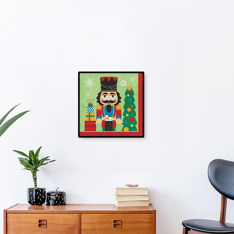 Frameless Oil Paint By Numbers Christmas Soldiers DIY Canvas Picture Kit Newly