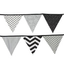 Mikolotuk 12 Flags 3.2m Cotton Chain, Colorful, Birthday Decoration,