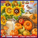 Diamond Painting Sunflower Pumpkin 5D DIY Full Round Mosaic Wall Picture 30x3