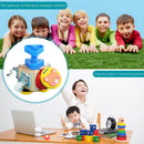 Busy Activity Cube Wooden Toddler Toys for Learning Life Skills (Bear)