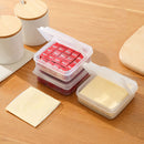 2pcs Butter Container Cheese Storage Box Fruit Vegetable Fall Home Supply