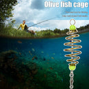 10pcs/Set Fishing Bait Spring Hanging Tackle Steel Feeder Fishing Tools Newly