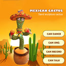 Dancing Cactus Plush Toys - Early Childhood Education Toys (Rechargeable) Newly