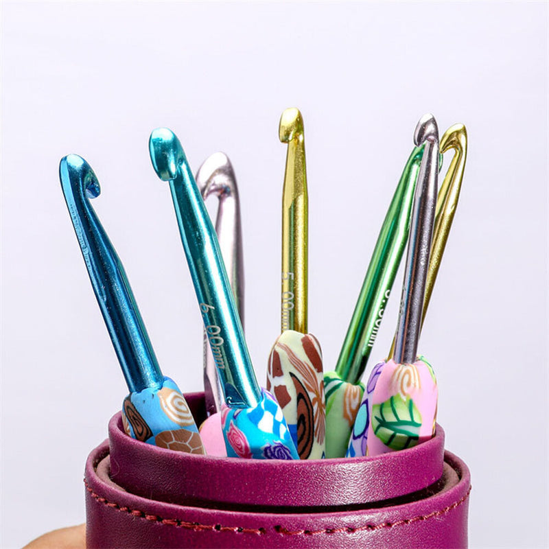 Hooks Needles 12pcs Knitting Hook Yarn Sewing Accessories DIY Crafts