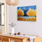 Frameless Oil Paint By Numbers DIY Ginkgo Trees Picture Craft Kit for Bedroom