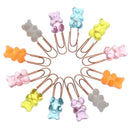 Stationery School Cartoon Bookmark Binder Organizer Paper Clips Clip Holder