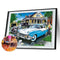 5D Full Round Drill Diamond Painting Kit Outdoor Vehicle Art Decor for Adults